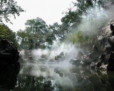 北京假山造霧系統(tǒng)，售樓處假山噴霧系統(tǒng)